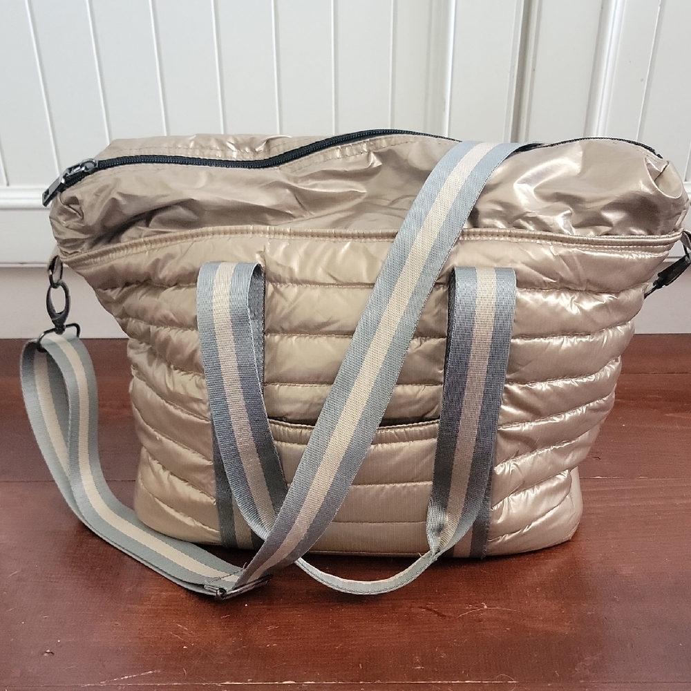Think Royln Metallic Tote Bag
